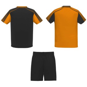 Juve gyerek sport szett, orange, solid black (T-shirt, pl, kevertszlas, mszlas)