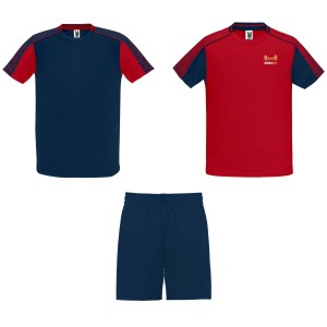 Juve gyerek sport szett, red, navy blue (T-shirt, pl, kevertszlas, mszlas)