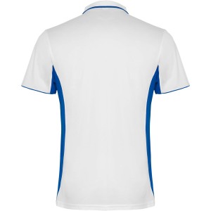 Montmelo rvid ujj uniszex sportpl, white, royal blue (T-shirt, pl, kevertszlas, mszlas)